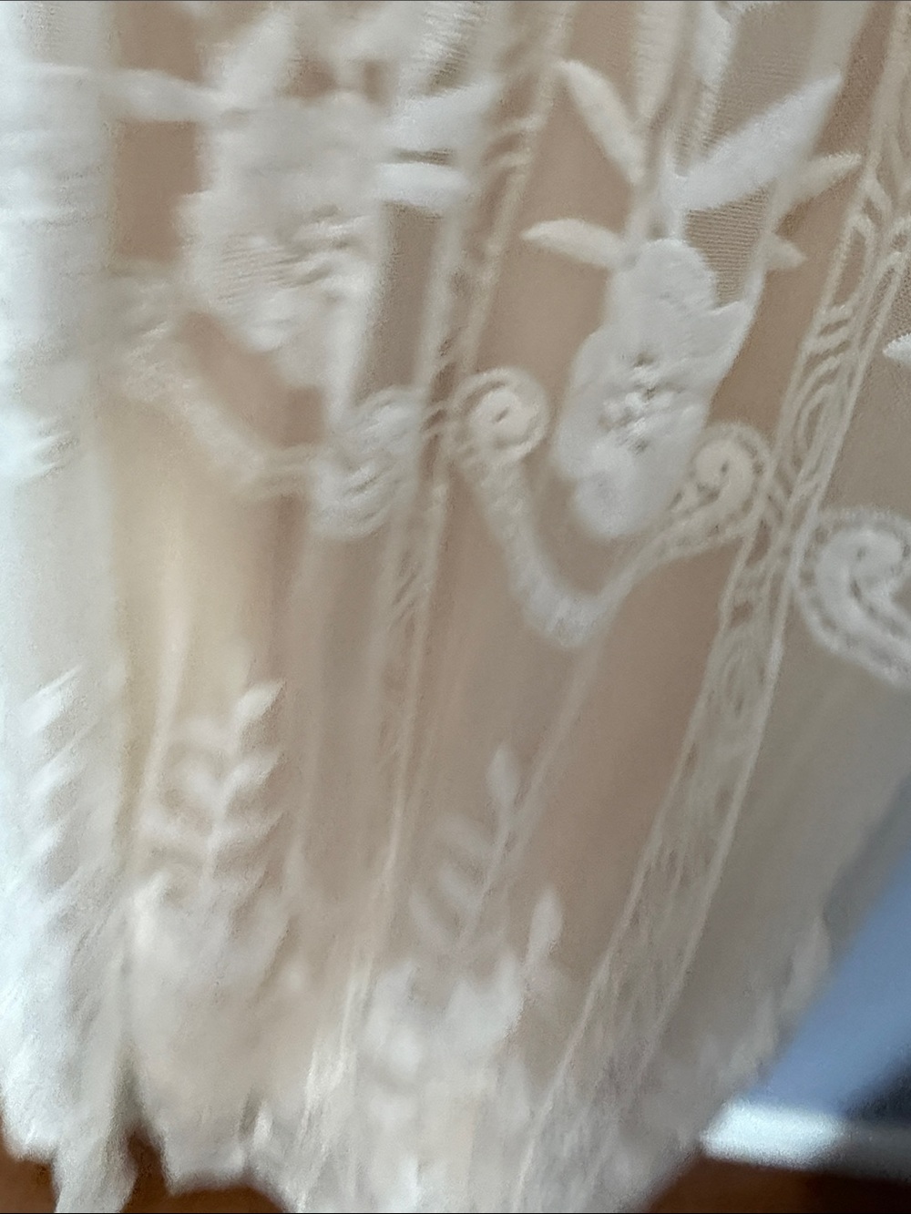 Baltic Born Leon Off Shoulder Maxi Dress Boho Bridal Lace Maternity Sz M NWT - Picture 8 of 13
